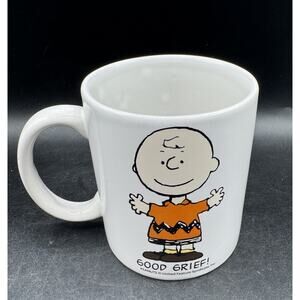 Vintage Licensed Innovative Designs Peanuts Charlie Brown Good Grief Coffee Mug